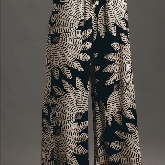 FARM Rio x Anthropologie Palm pull on Wide Leg Pants - Picture 2 of 8